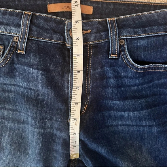 Joes Jeans The Icon Mid Rise Skinny Frayed Hem Indigo Womens 27 - Picture 10 of 12